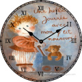 Decoration MDF Clock for Kids